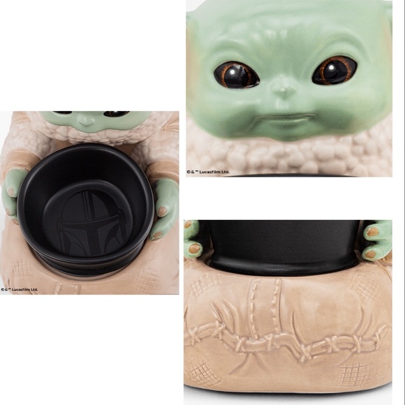 The Child SCENTSY Home Decor Plug In Wax Bar Candle Warmer Star Wars Yoda NEW - Picture 3 of 16